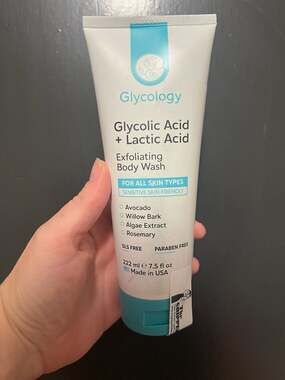 Glycology Glycolic Acid + Lactic Acid Exfoliating Body Wash